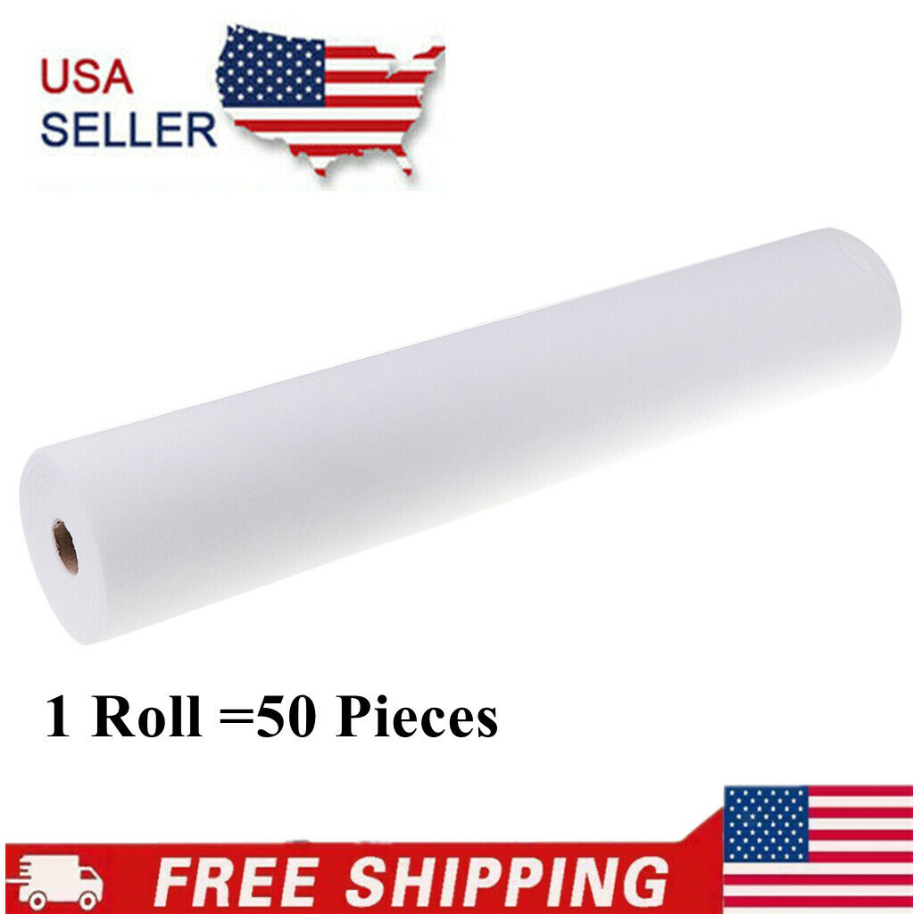50x NonWovens Headrest Paper Roll Spa Salon Bed Table Cover  Supplies