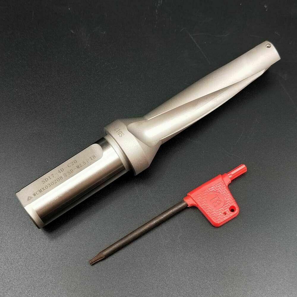 WC-17-4D-C20 U drill indexable drill 17mm C20-4D for WCMX030208 WCMX inserts