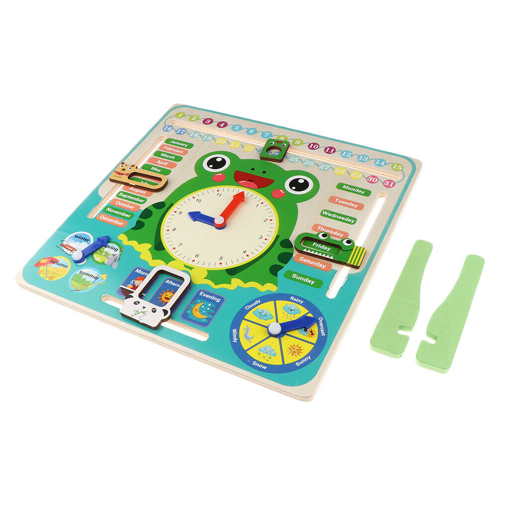 Kids All About Today Calendar Board - PreSchool Educational & Learning Wooden