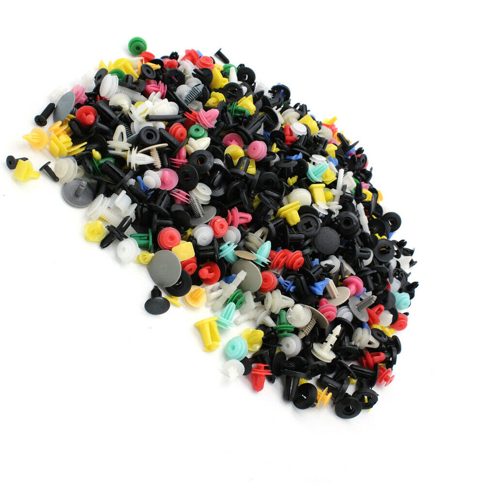 Auto Car Mixed Fastener Clip Bumper Fender Trim Plastic Rivet Door Panel 1000x