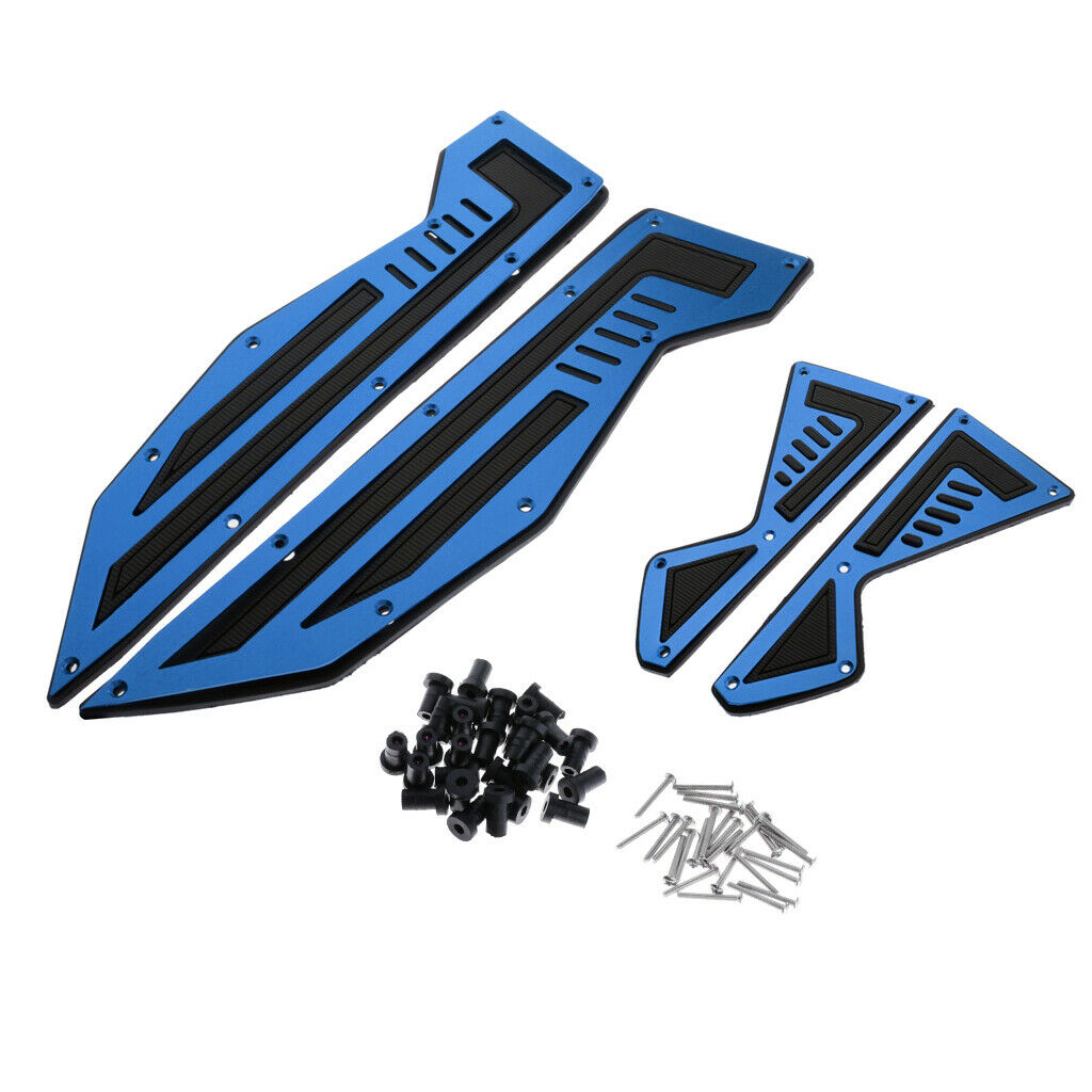 1 Motorcycle Front Footrest Pedal For YAMAHA   155 150 N-MAX155 125 Blue