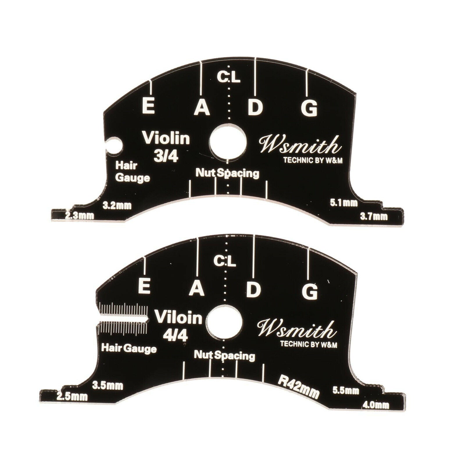 Violin String Bridge Multifunction Mold Scraper Template Reference Leveling Tool