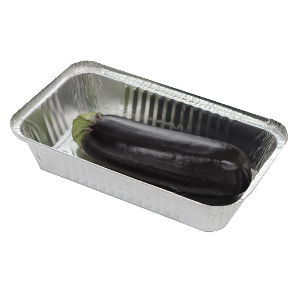 50Pcs 420 & 850ml Aluminum Foil Grill Drip Pans Grease Pans for BBQ Cooking