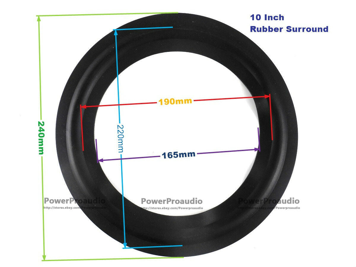 1pc 10 inch speaker rubber surround For TANNOY speaker repair parts rubber edge