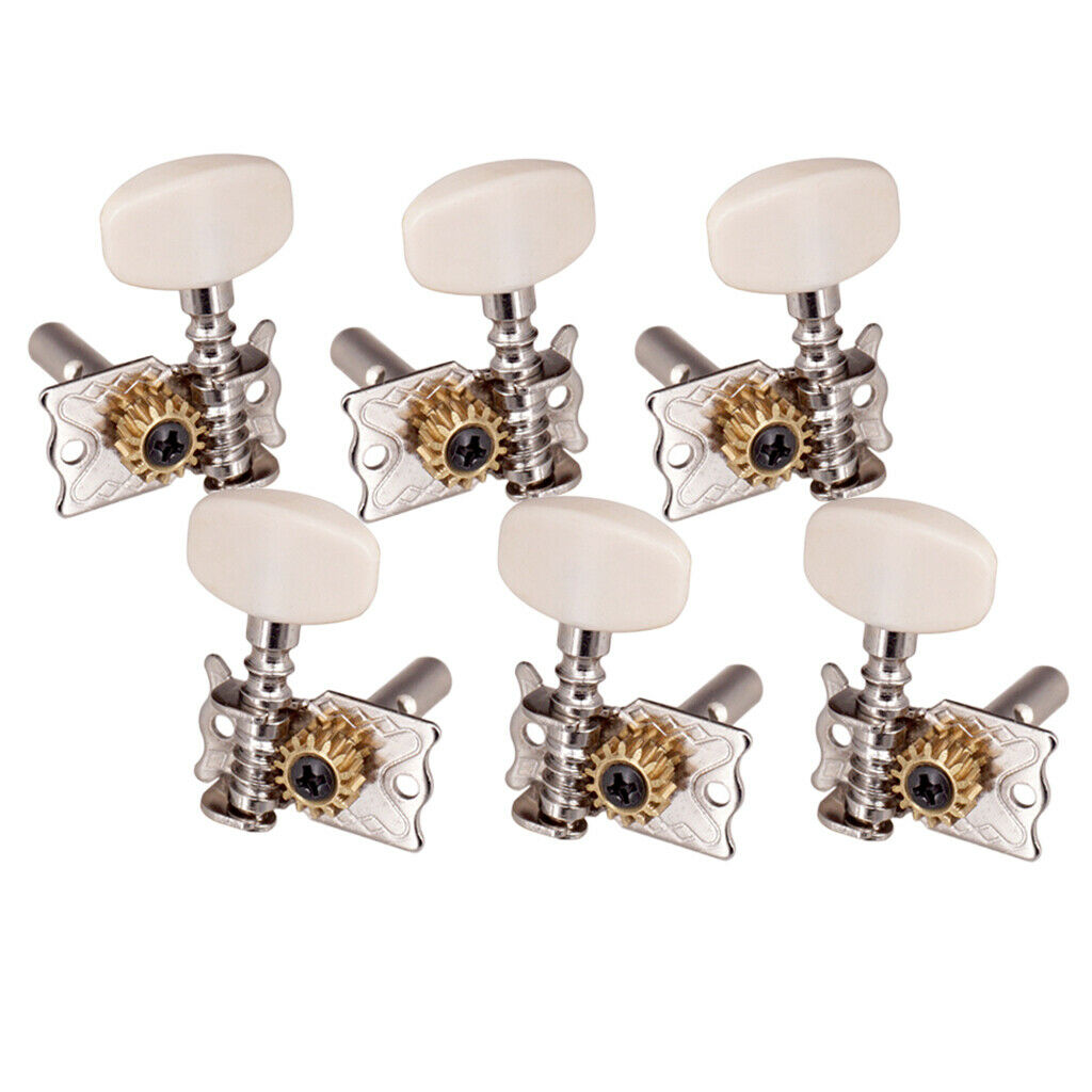 6 open gear classical guitar tuning peg tuning key 3L3R guitar parts