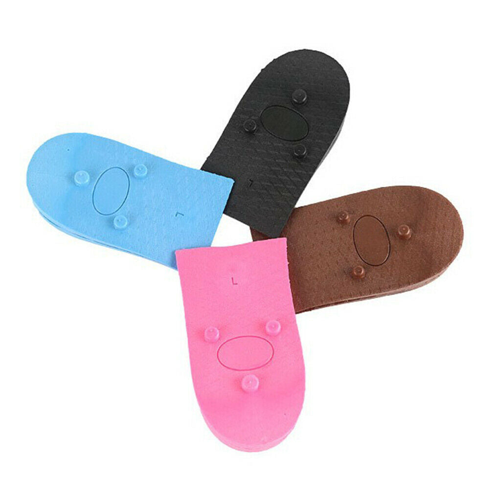 3 Layers Anti-slip Height Increase Taller Lift Insoles Inserts Black