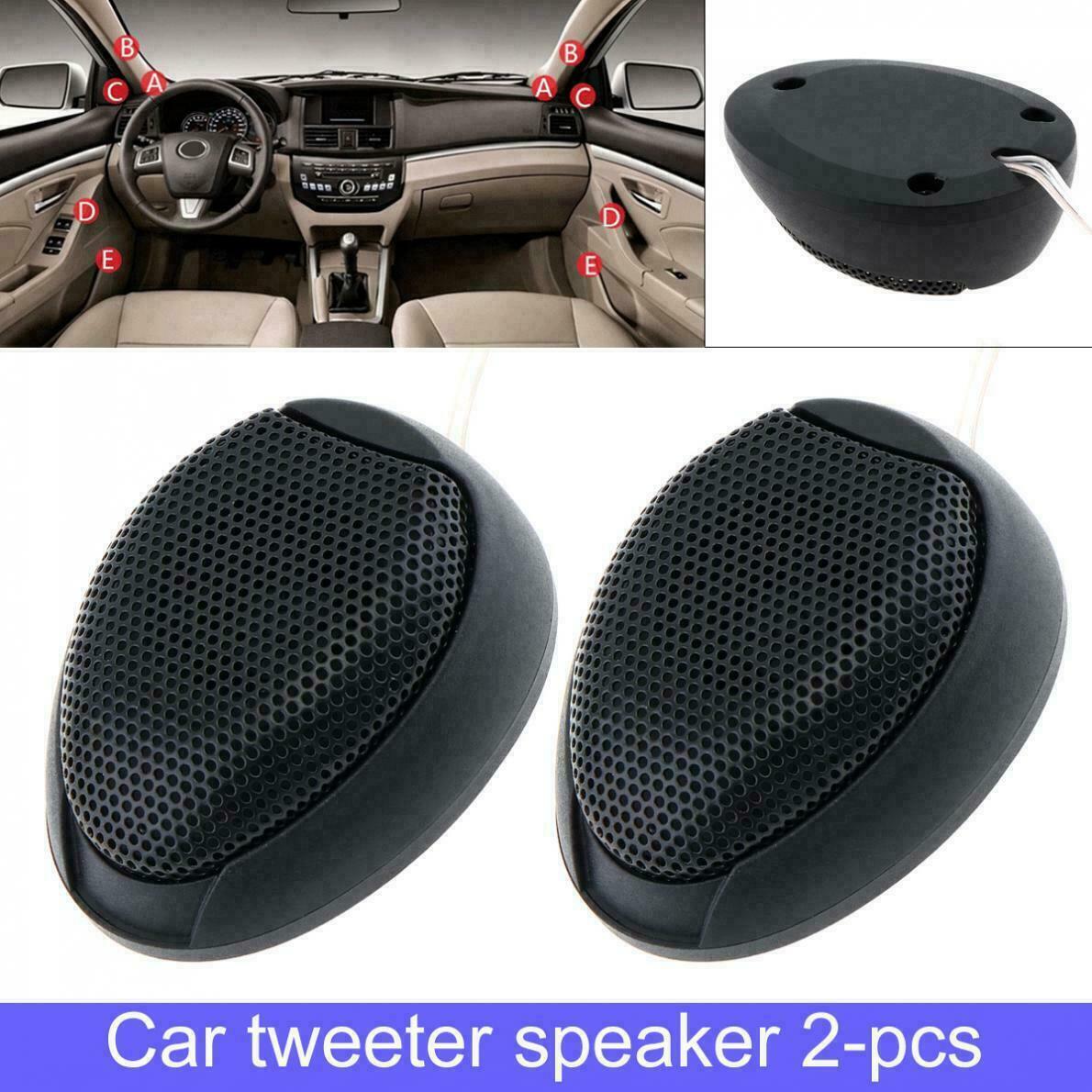 Pair Universal 1000W Car Speaker Audio 4Î© Super Power Loud Dome Tweeter Speakers