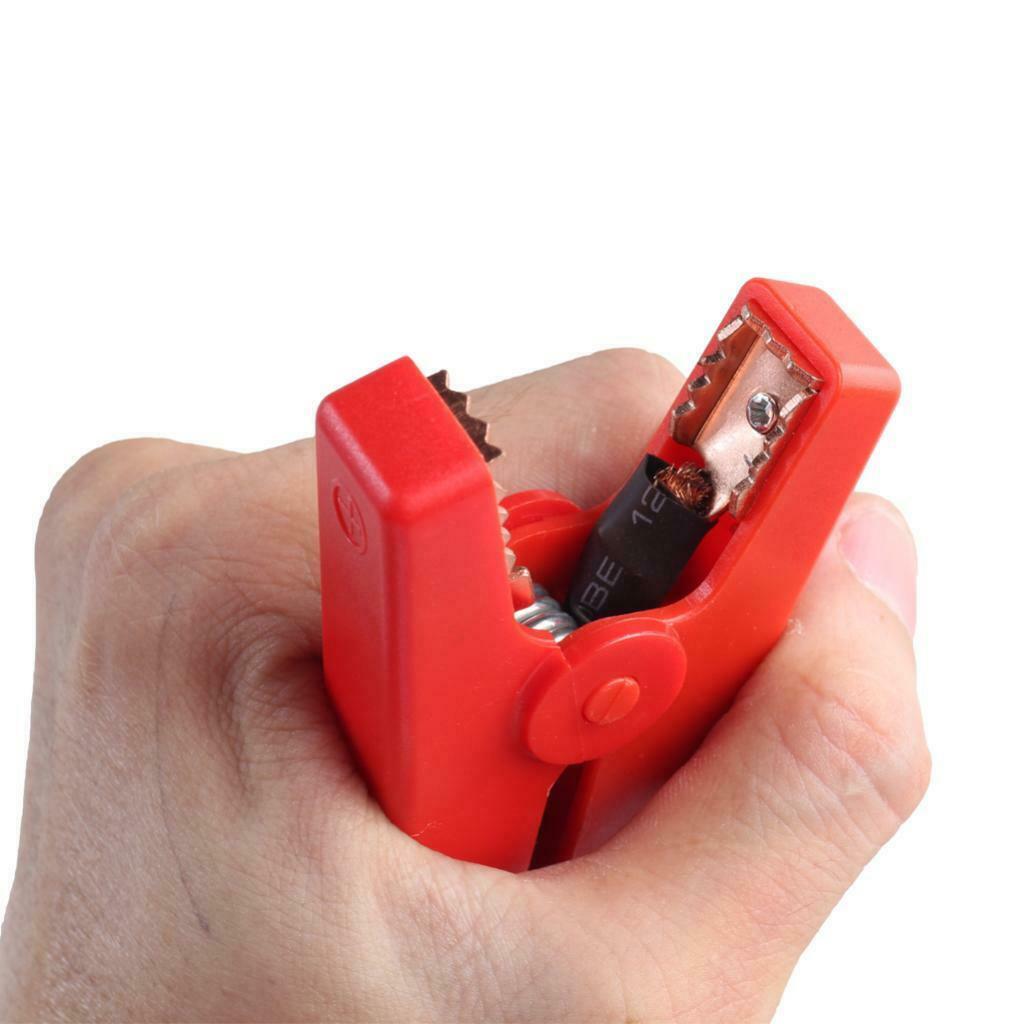 500A car kit cable with 2 alligator clips for battery and male too