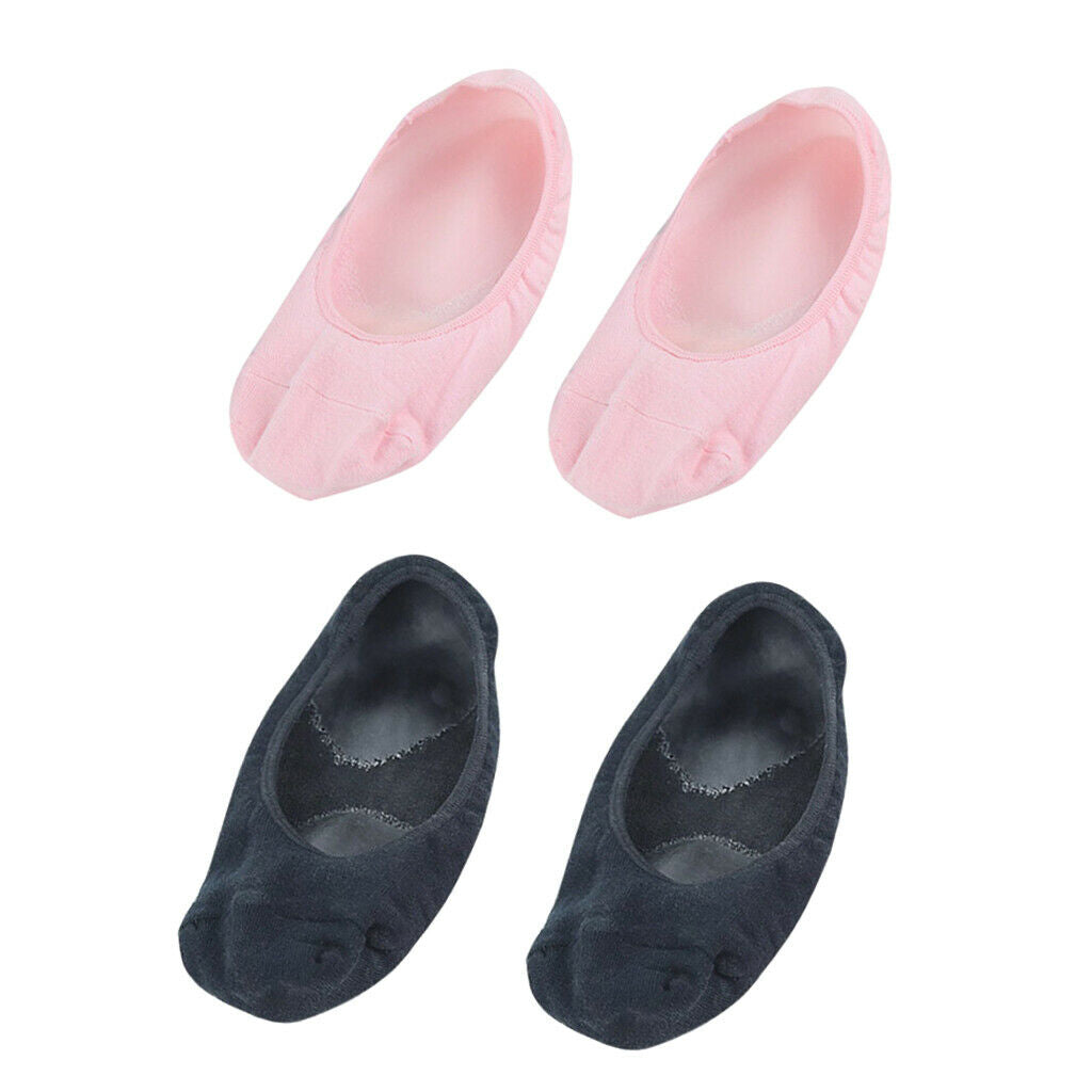 2 Pairs Breathable Soft Spa Gel Socks Moisturising Dry Foot Skin Care for