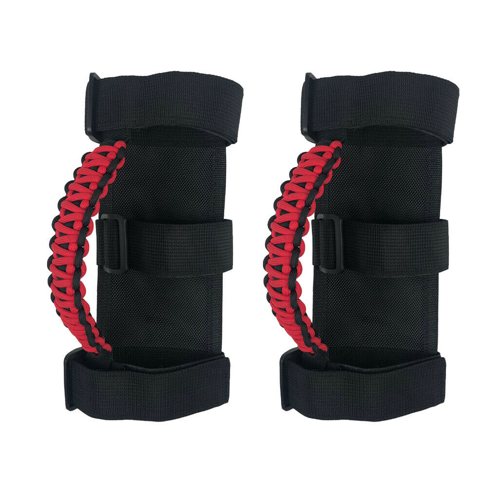 Grab Handles,Heavy Duty Unlimited Roll Bar Grab Handles for Jeep Wrangler TJ JK