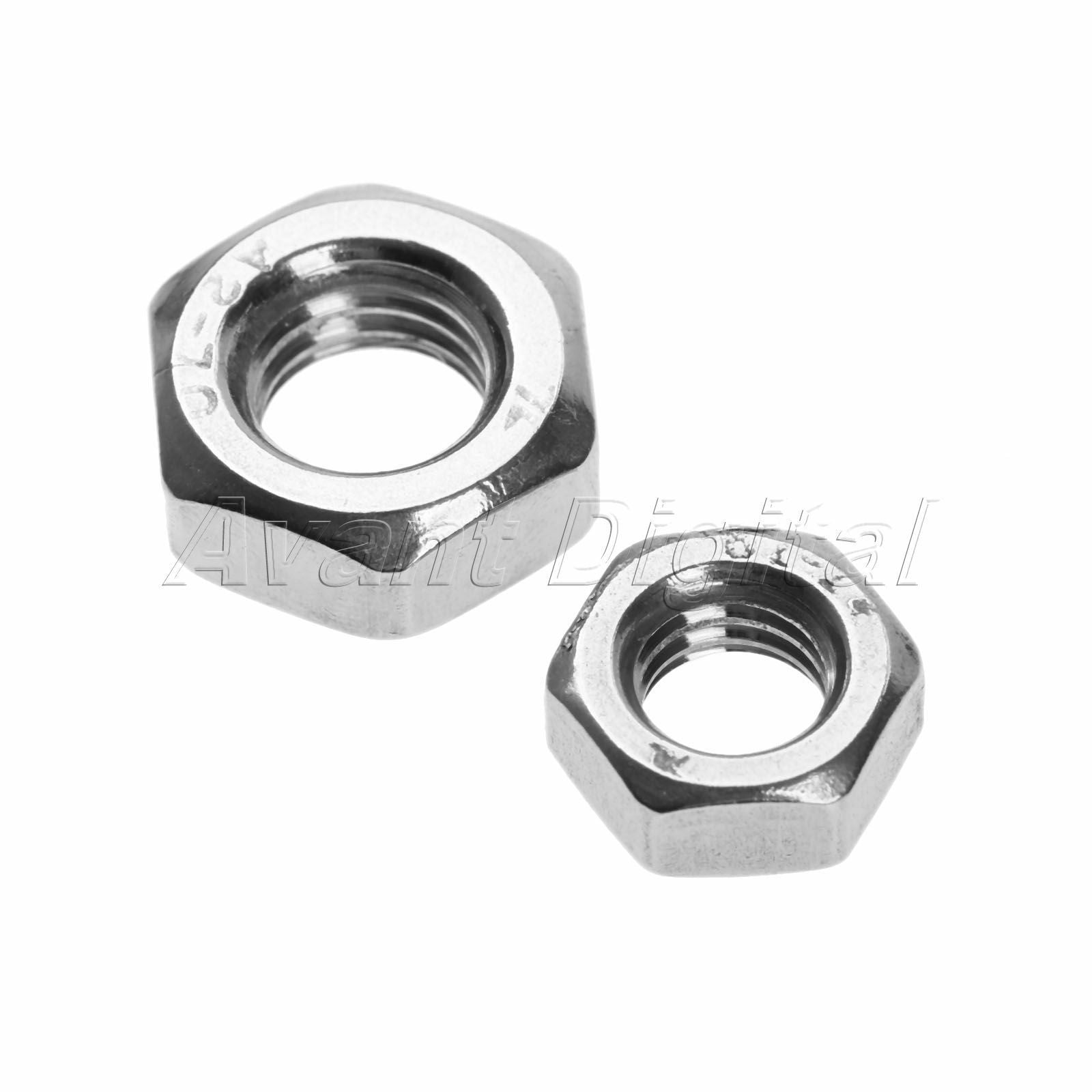 Brand New Hex Nut Assortment Stainless Steel M2 M2.5 M3 M4 M5 M6 Pack of 150Pcs