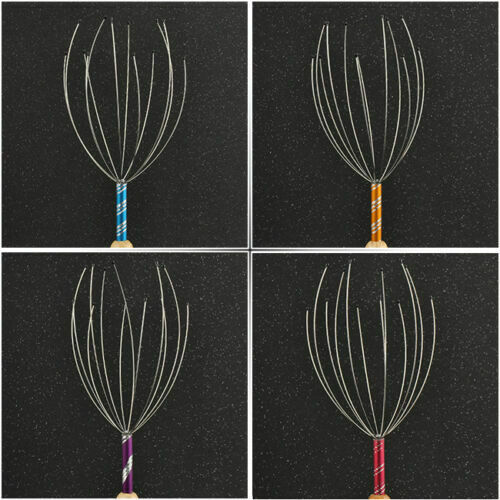 1x Head Neck Scalp Massager Massage Octopus Equipment Stress Release Relax Tool