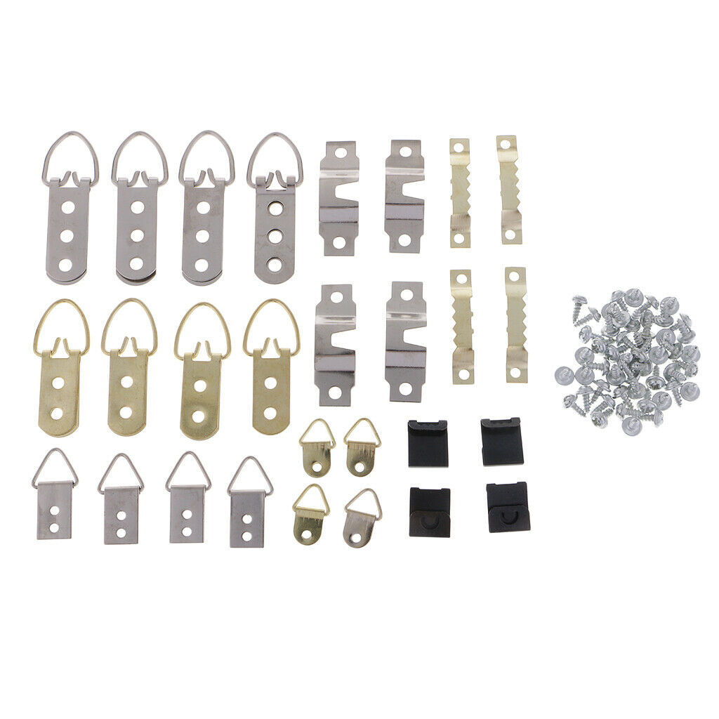 76x   Assorted   Photo   Frame   Hanging   Kit   Hanging   Solutions   Home