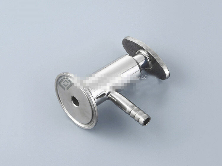 1PCS OD 50.5MM DN25 Tri Clamp Sanitary Sample Valve Elliptic Handle SUS 304