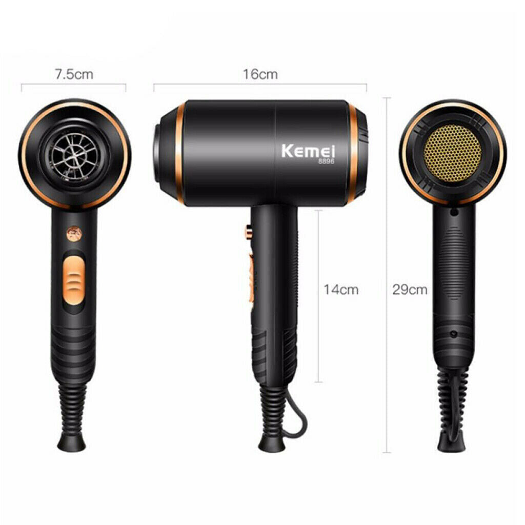 Negative Ionic Hair Blow Dryer Fast Drying with Concentrator for Home Salon