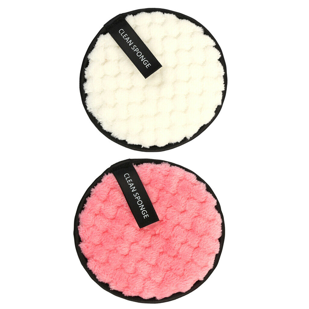 2 Pieces Face Sponge Washing Puff Exfoliator Clean Soft Scrubber Shower Makeup
