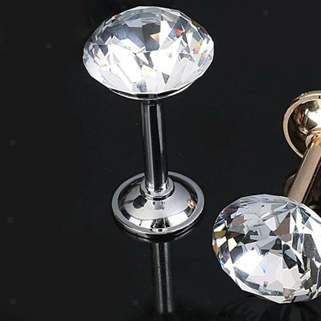 Alloy Crystal Glass Ball Wall Coat Hook Tieback Curtain Hooks Towel Hanger