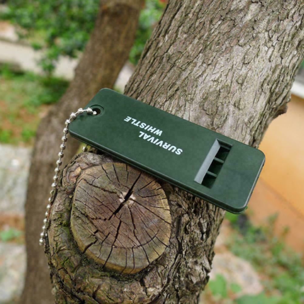 Tri-band Outdoor Survival Whistle For Help Whistle Frequency Treble High J2J0