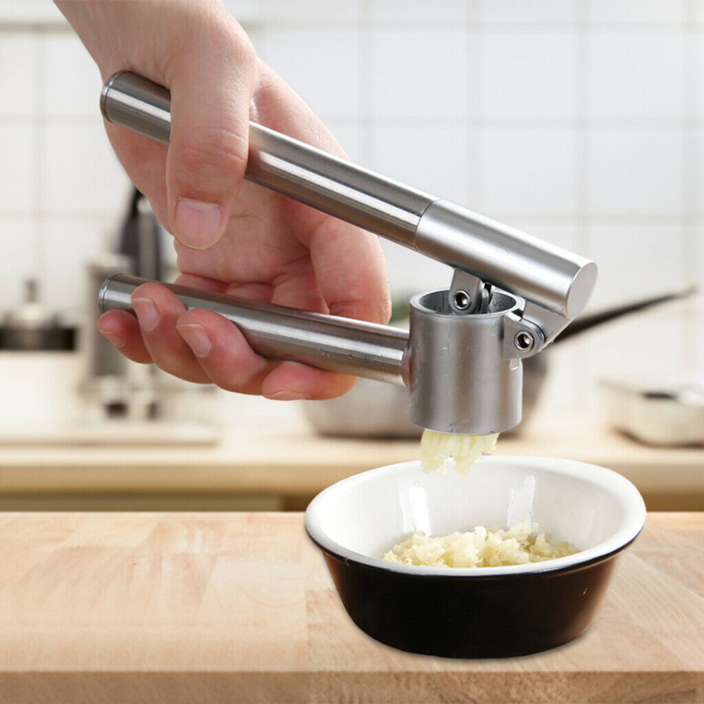 Garlic Press Crusher Chopper Presser Press Peel for Home Cooking Vegetables