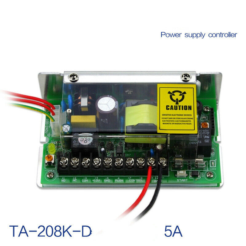 Access Control Power Supply Supports Backup Battery Ac100-240V To 12V/5A