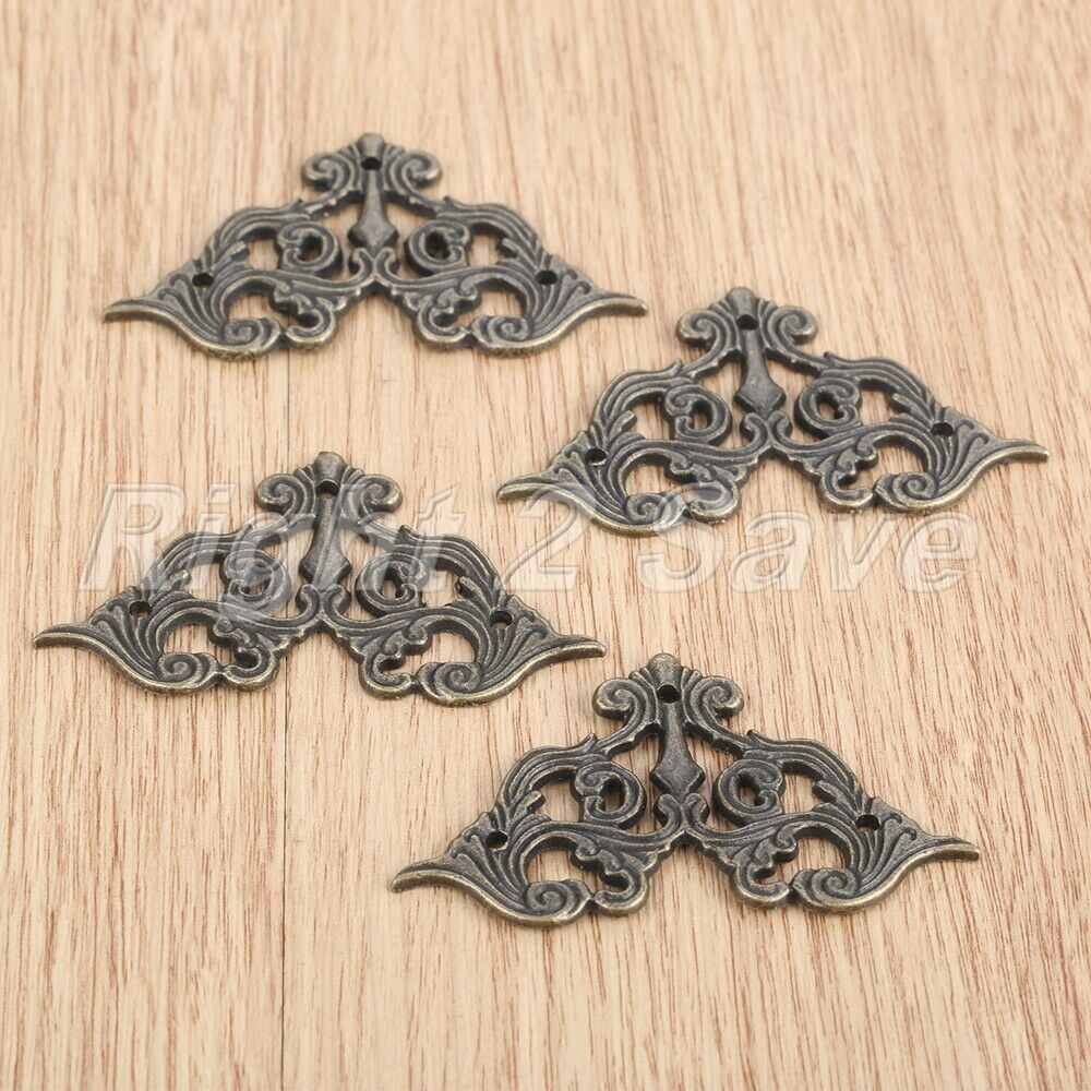 4Pcs Metal Butterfly Corner Decorative Protectors Embellishments Scrapbooking