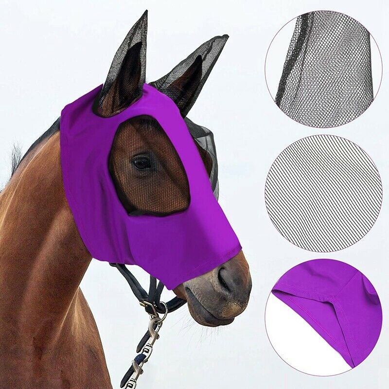 Pet Supplies Horse Face  Horse Face Mosquito Hood Anti-Mosquito Fly  EquestrR6A5