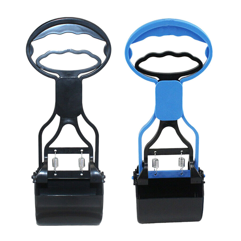 2-pack Plastic Dog Poop Remover Pet Waste Spring Remover for Dogs Below 5kg