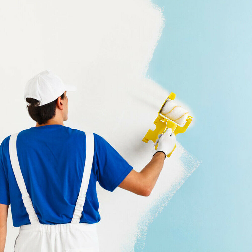 Clean-Cut Paint Edger Roller Brush Wall Ceiling Door Painting Roller Brush