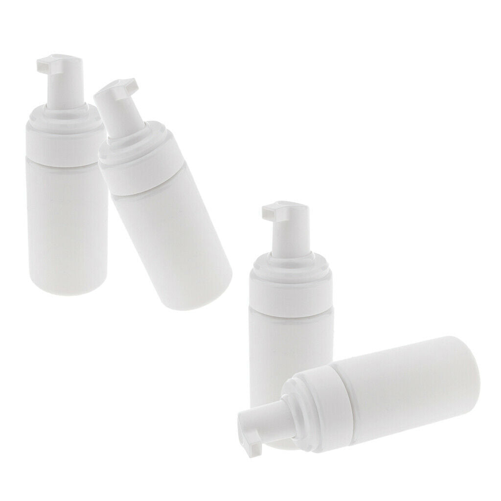 4 Pieces Foam Bottle Dispenser Soap Liquid Containers Shampoo Case 100ml