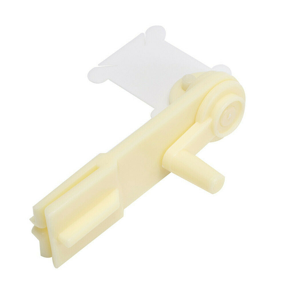 120pcs Plastic Embroidery Floss Bobbins with Winding Tool for Cross-Stitch