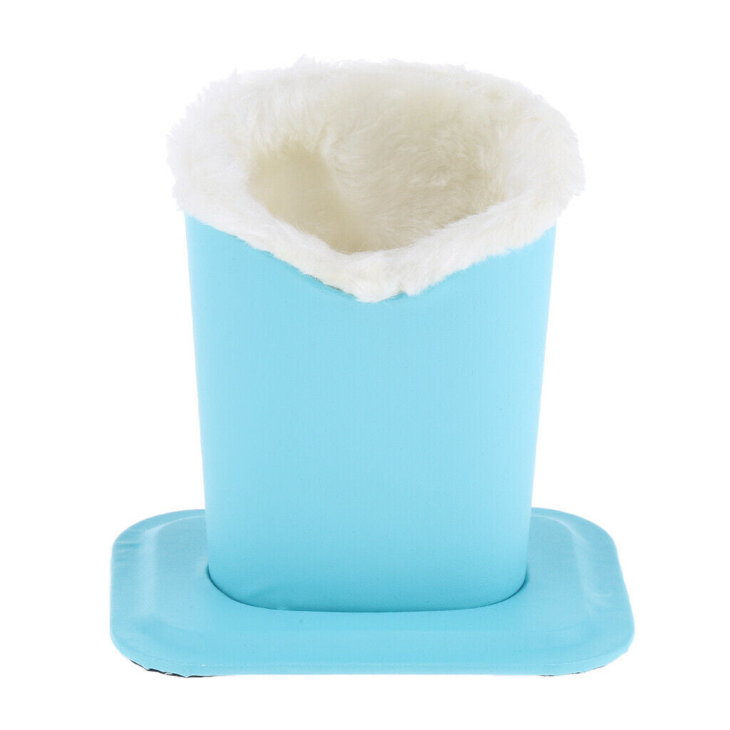 2x Soft Plush Lined Eyeglasses Holder Eyeglass Sunglasses Glasses Stand Case