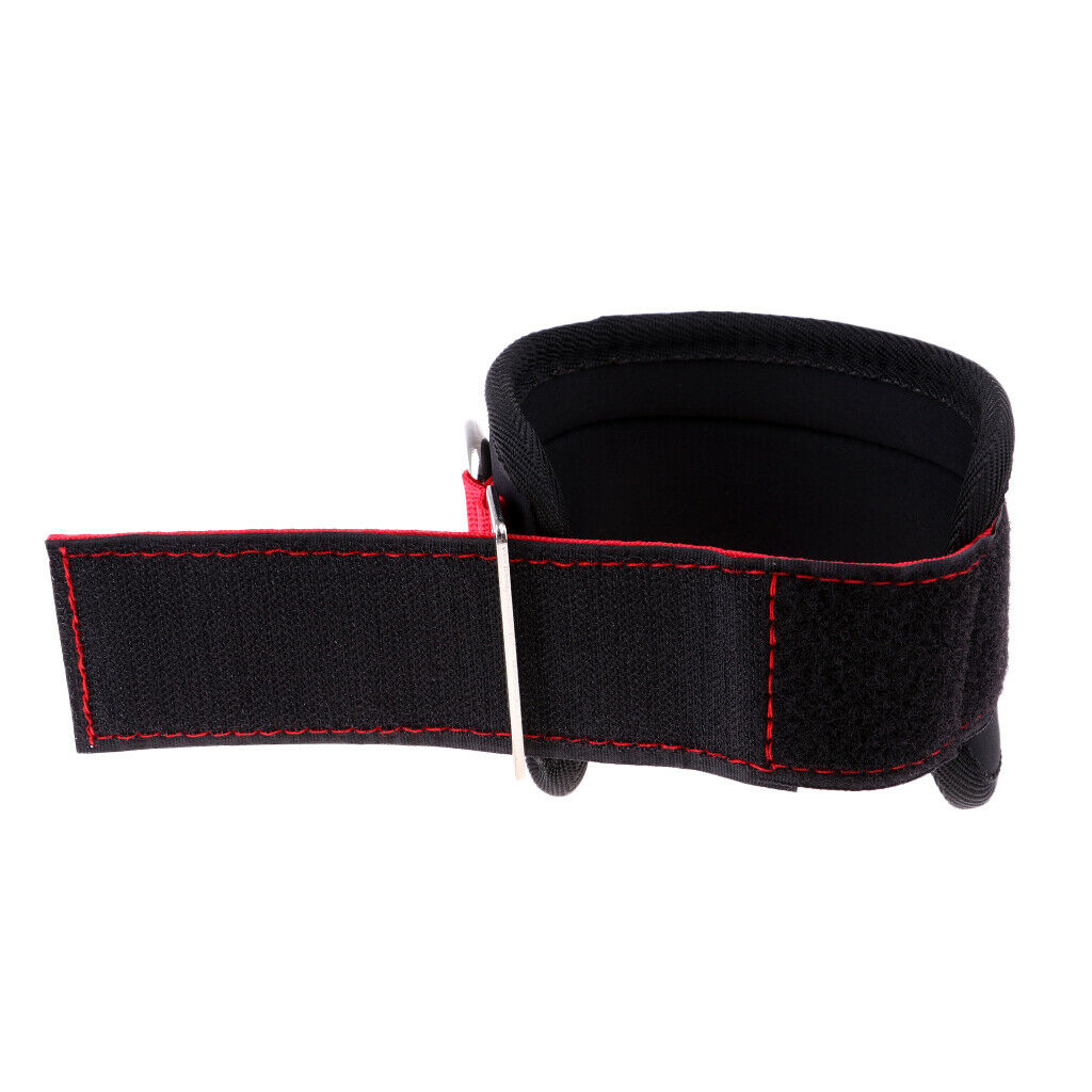 2x Adjustable Fitness Ankle Strap Gym Cable Attachment D-Ring Leg Loop Wrap