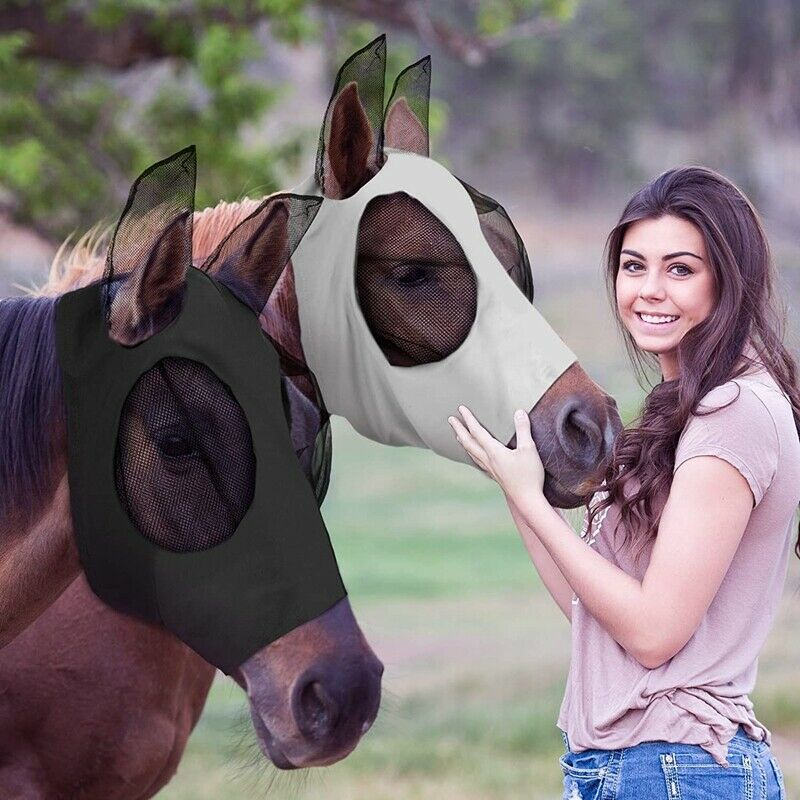 Pet Supplies Horse Face  Horse Face Mosquito Hood Anti-Mosquito Fly  EquestrR6A5