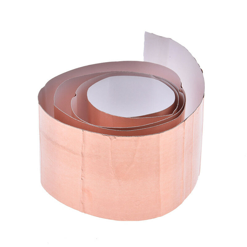 5cm*1m copper foil shielding tape 1-side conductive adhesive guitar access.l8