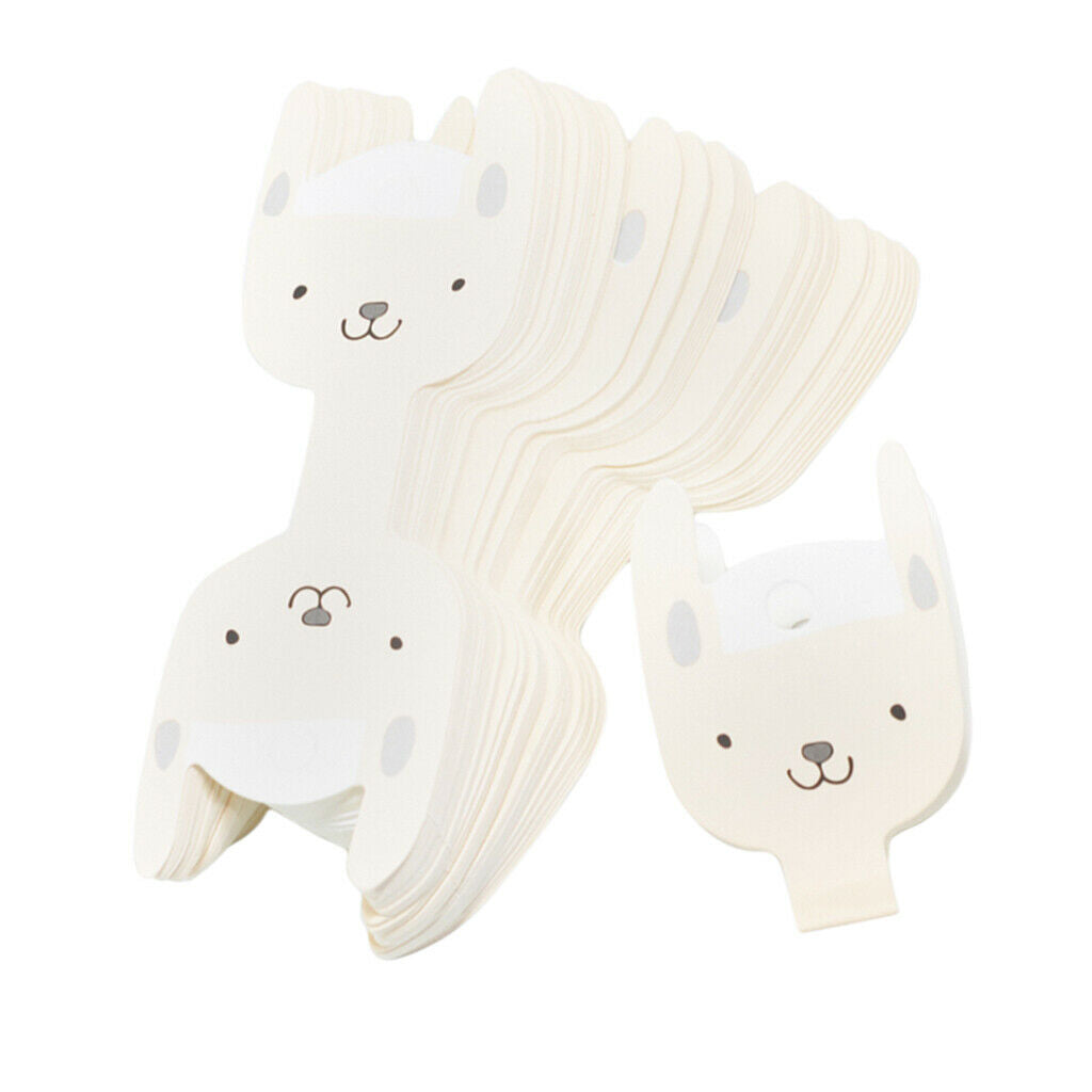 50x cartoon dog jewelry packaging card paper hair clip card