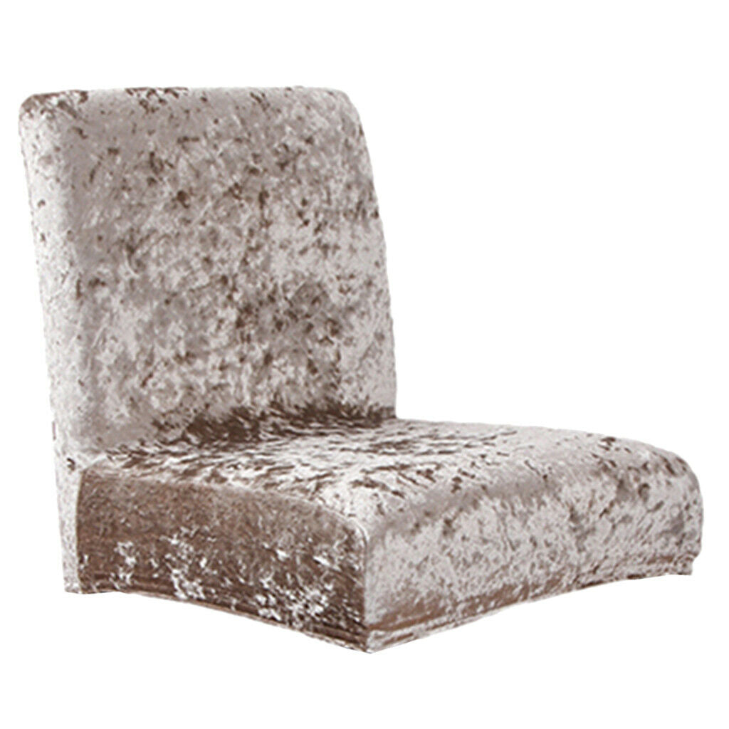 2pcs Soft Stretch Short Back Chair Seat Cover for Wedding Banquet Decor