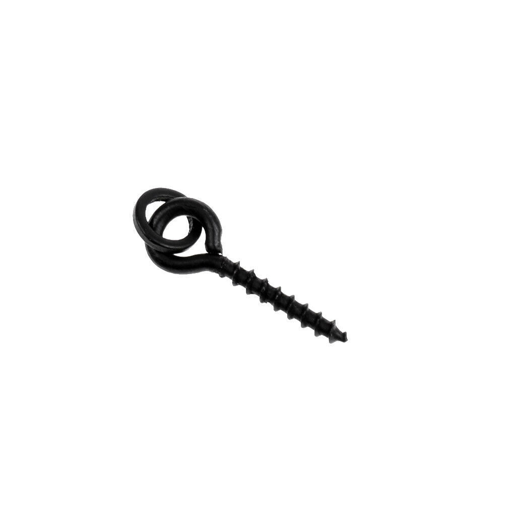40x Hook Stops Beads Carp Chod Rigs Threaded Boilie & 20pcs Bait Screws