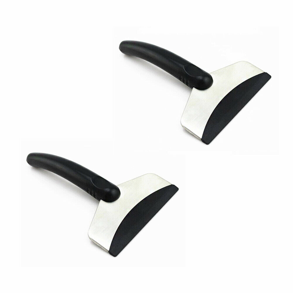 2 Pieces of Stainless Steel Car Snow Shovel Shovel Snow Scraper Deicing Shovel