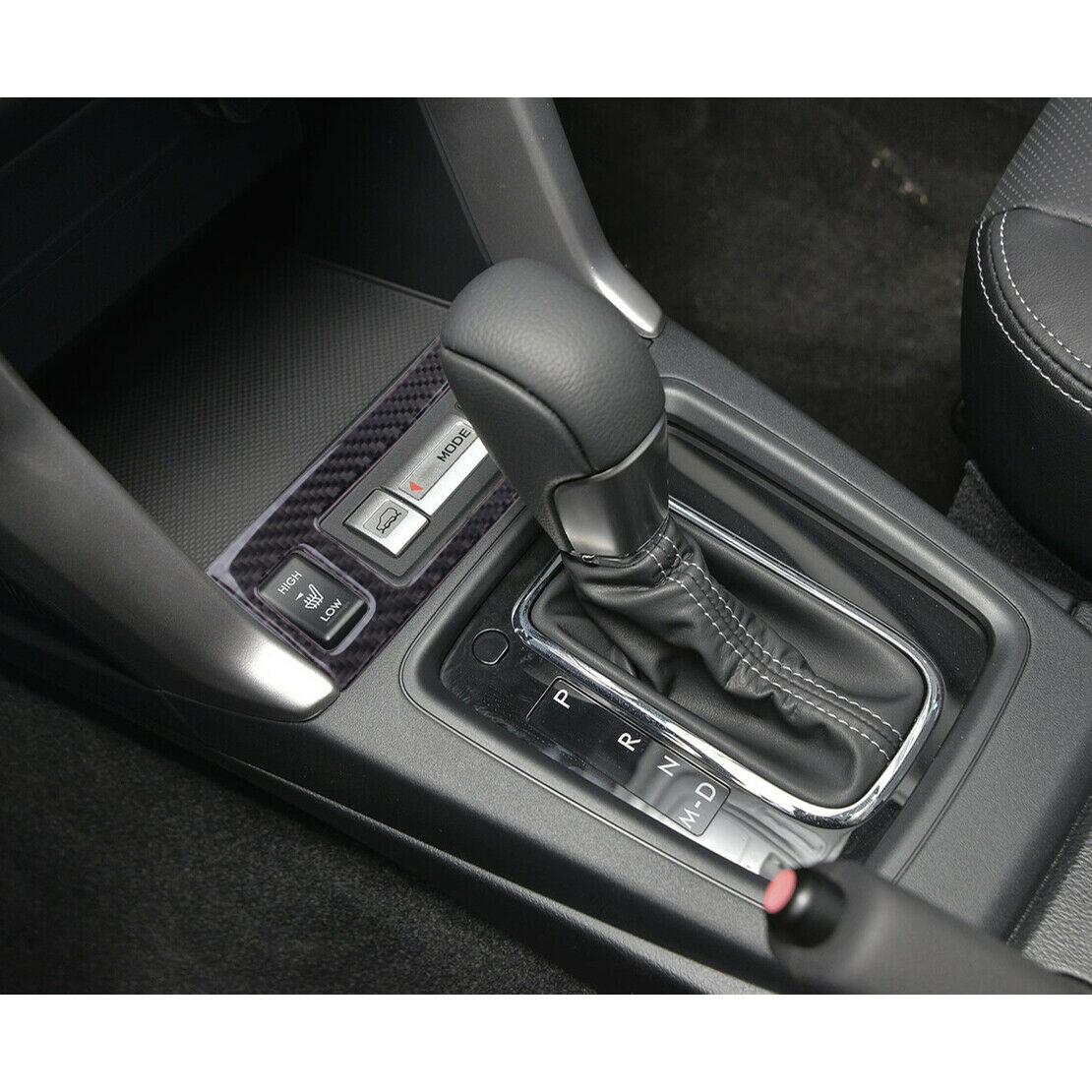 Carbon Fiber Sport Mode Panel Cover Trim Frame Fit For Subaru Forester New