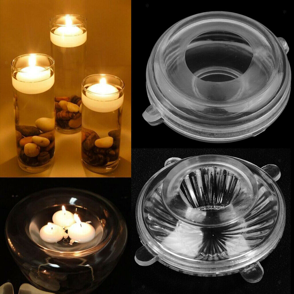 2x Special Candle Making Mould Soap Mold for DIY Round Floating Candles Disc