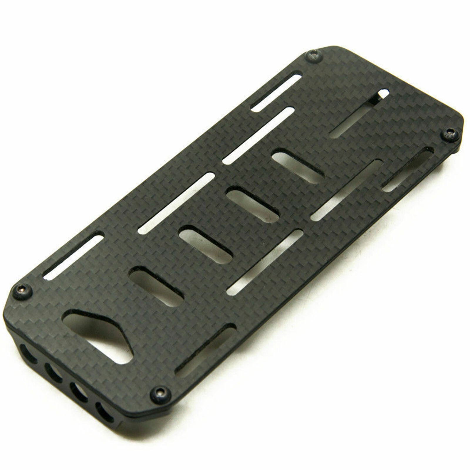 Carbon Fiber Battery Mounting Plate Tray for 1/10 Crawler RC Car Axial SCX10