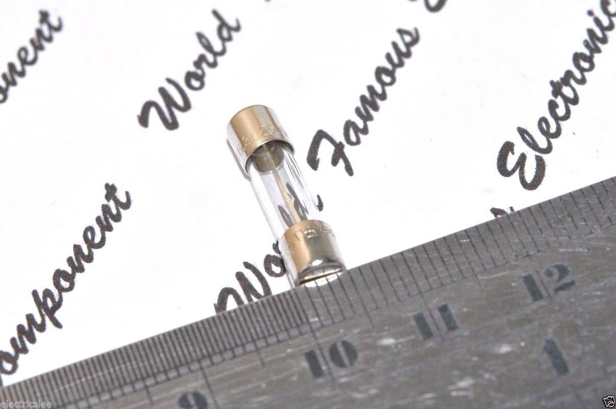 2pcs - BEL 6.3A 250V 5x20mm 5ST series T Slow Blow  Glass Fuse - Time-lag