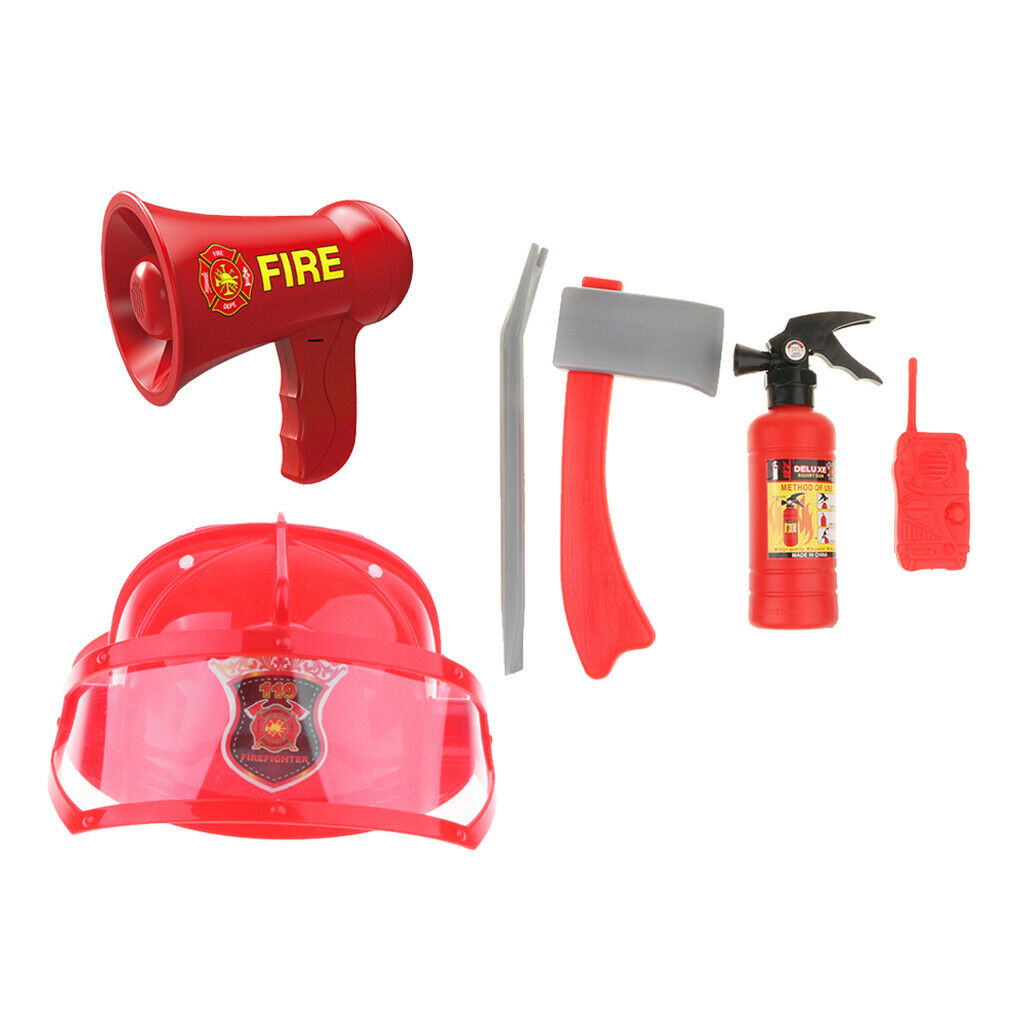 Fun Fireman Full Set Kids Pretend Play Educational Playhouse Creative Toys