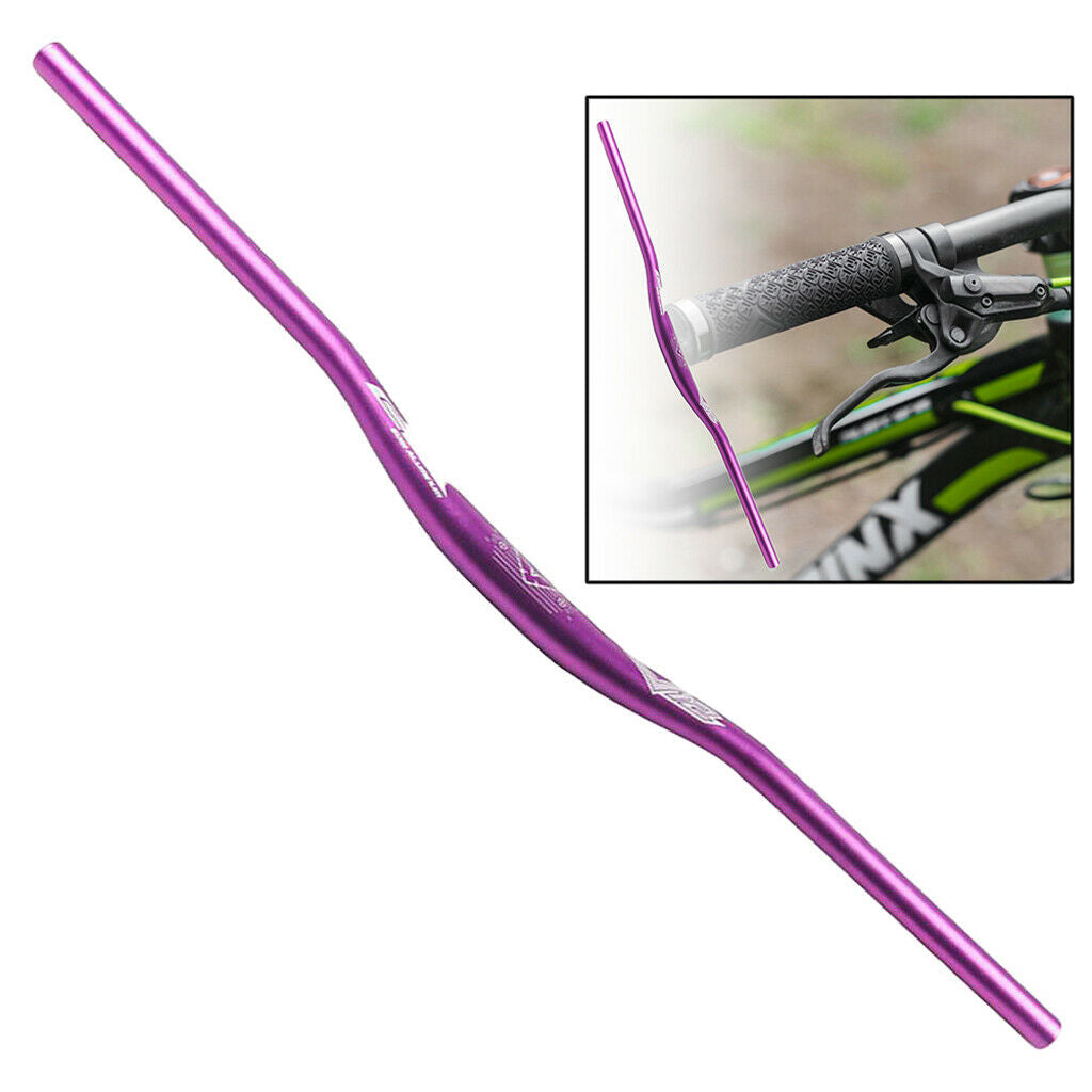 Deluxe Mountain Bike Handlebar 31.8mm DH MTB High Rise Bar  Purple