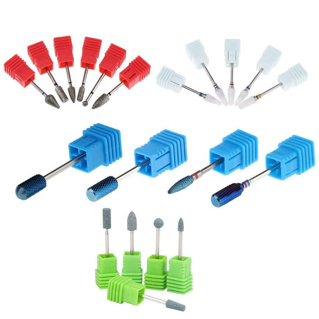 20Pcs Pro Nail Drill Bits Gel Polish Grinding Heads Pedicure Manicure Tools