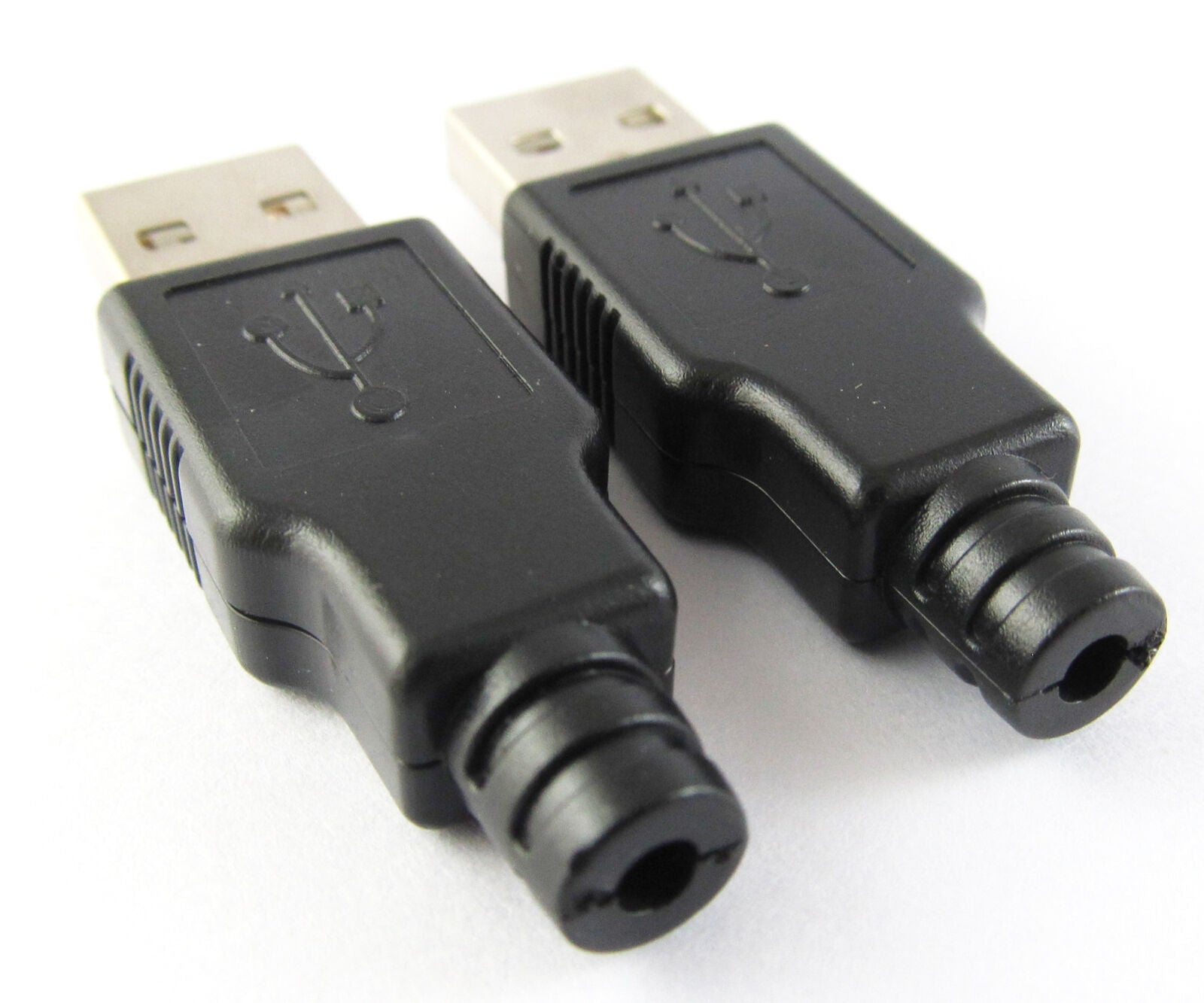 1set A Type USB 2.0 USB 4Pin Male Plug Socket Connector with Plastic Cover