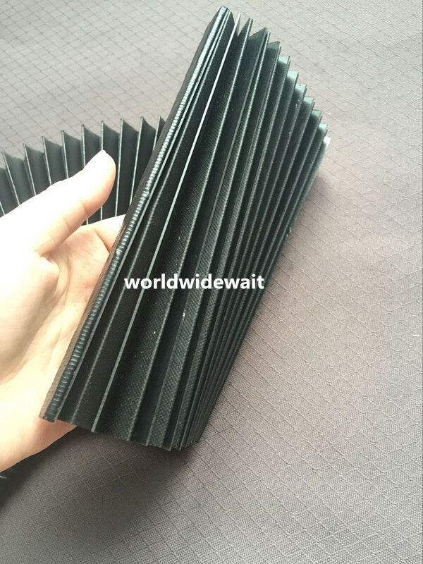 Flexible Organ Shaped 39.4" Length Plastic Dust Cover for CNC Machine