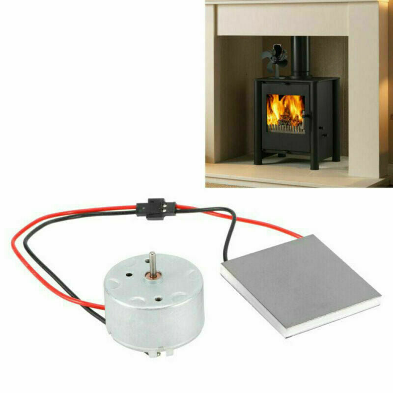 Electric Fan Motor W/ Heating Generator Sheet Accessories For Fireplace Stove_US