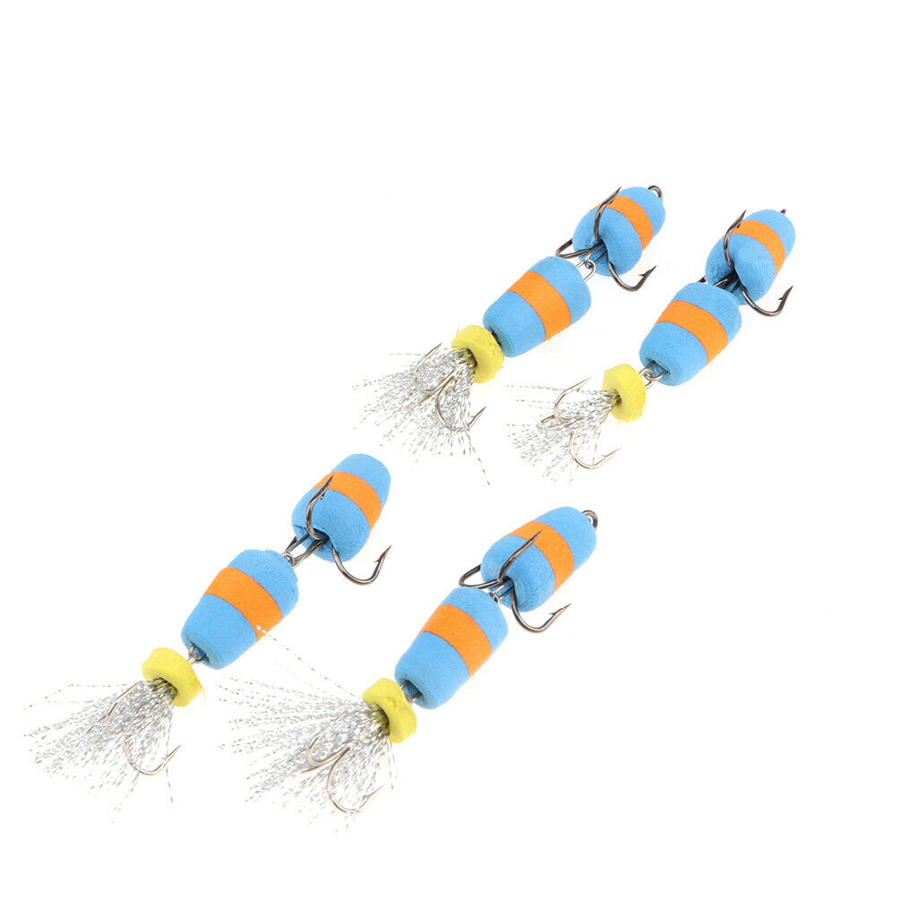 4Pcs Topwater Lures Floating Bait Crankbaits Jerkbaits Soft Lures Swimbaits