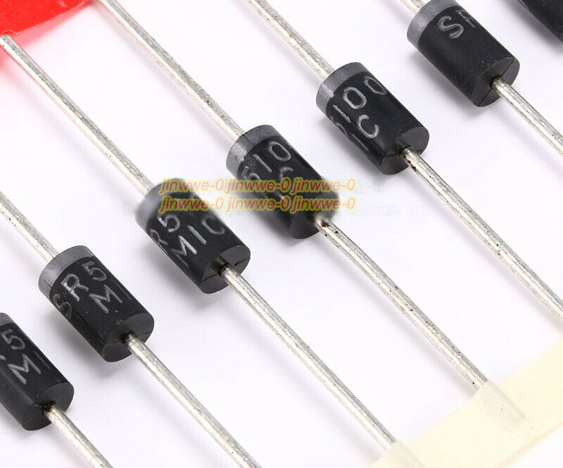 10pcs DIP SR5100 DO-201AD Schottky diode 100V/5A Semiconductors Rectifiers
